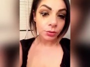Smoking a cigarette with a big hot load on my face (fan request)