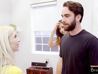 Piper Perri Demands "Go Get Your Stepbro So We Can Suck His Plump Rod Dry"