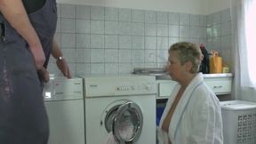 Big boobs blonde milf pussy fucking in the kitchen