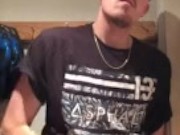 jerking off in the shed