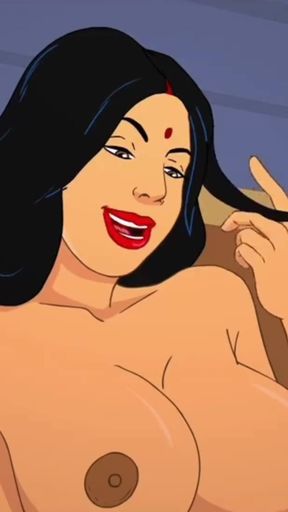 Fully Hindi Animated Bhabhi Sex with Future Devar with big boob and big cock   Clip 1