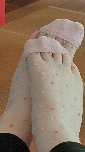 Nicki-Crossdress sexy Nylon-Feet - Feet-Lover