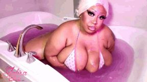 Wet Body BBW Bikini Tease and BJ (White)