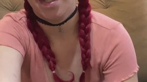 Swallowing cigar smoke I found - Sharing my happiness while smoking - braid