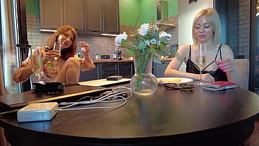 3 some blowjob Rina Rey & Jessika Trunk