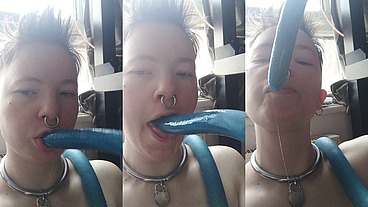 I use the for deepthroat practice every morning and I really love all the super viscous stringy saliva deep-throatin...