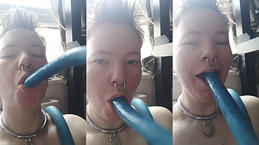 I use the for deepthroat practice every morning and I really love all the super viscous stringy saliva deep-throatin...