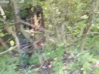 I'm banging an eighteen-year-old in the booty in the woods