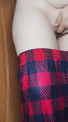 Stepsister Can't Be Fucked, but Jerking off to Each Other and Cumming on Her Pussy Is Okay