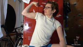 Trans Man Locker Room Muscle Worship, Control and Humiliation