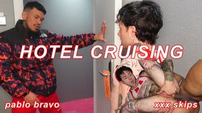 HOTEL CRUISING WITH PABLO BRAVO AND PINK PUSSY FTM XXX SKIPS | BAREBACK, THROAT FUCK, HARDCORE, ANAL