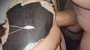 Horny fan fucking and cumtributing my pics! Kayla