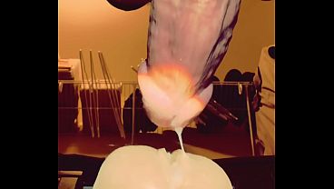 Fleshlight Machine Pumps and Drains My Load - Close Up Slow Motion Compilation