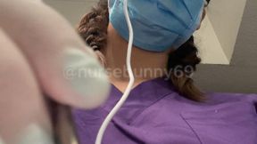 Dental Exam and Fillings with No Numbing in Purple Scrubs 1080p