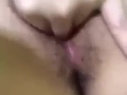 Asian girl finger hard and cummed