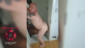 20 minutes of solo anal sex with the hairy, chubby slut Cri33Y in front of the mirror-trembling, moaning, and a massive cumshot