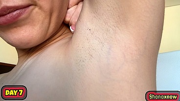 10 DAYS ARMPITS GROW HAIR EVOLUTION VIDEO
