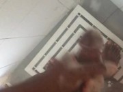 Jerking Off and Cumming in the Shower - Using Soap as Lube