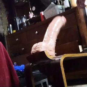 Deep fat dildo amazing