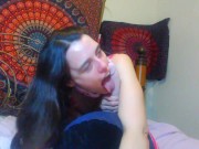 Sucking Cock You're my Master: Moaning Dildo Worship: Submissive Hot Slut PinkMoonLust from ONLYFANS