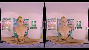 JOI Nurse Ariel Shows Her Hairy Pussy