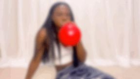 Blowing and Popping Balloons with my Mouth