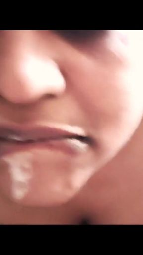 Desi horny bhabhi sucking my big Dick and cum in mouth   Clip 2