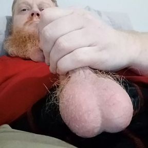 Stroking my Big Cock for you JohnnyRed883 Big Dick Ginger Redhead Fire Crotch Auburn.