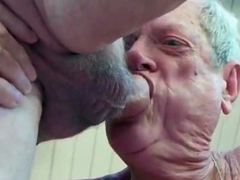 Dentured Gay Blowjob - Sucking and Enjoying It