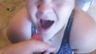 Wifey Facial Compilation Taking Monstrous Cum Loads To Face