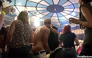 Orgy in the nightclub
