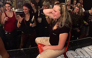 Orgy in the nightclub