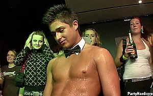 Orgy in the nightclub