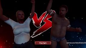 Felicity VS Joseph (Naked Fighter 3D)