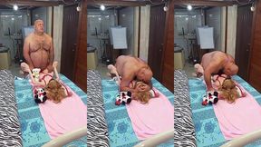novinha adora esse velho