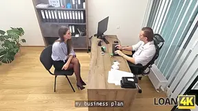 Young And Ambitious Olivia Sparkle Fucked Loan Manager