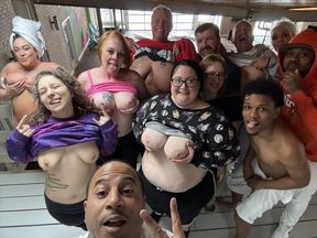 Foxy Kitty, Lola, Misty, Daisy, Marvellee, Kim, Saucy in hot doggystyle scenes