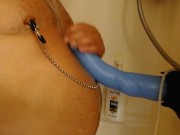 Sucking that 15 inch Tyson XL