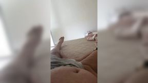Step mom secretly touches step son's rod under his underwear