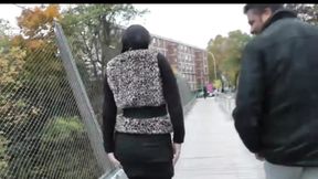 Curvy and Sexy Brunette Gets Her Ass Destroyed by a Black Guy