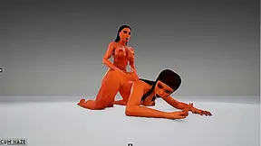 Voluptuous Shemale Takes Charge in Sensual Lesbian Tryst