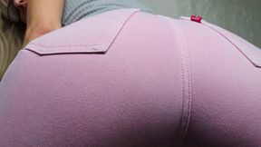 Worship Pink Levi's Jeans Ass