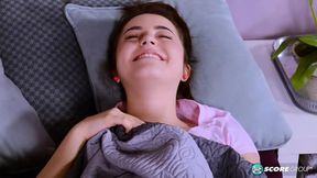 Teen Kylie Quinn cheats on her sister and rides big dick