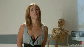 Naughty Blonde Gets Whipped Before Ass-Fucked by Doctors Deeply