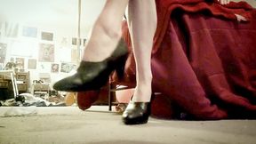 Tapping My Feet In High Heels HURRY UP YOU!