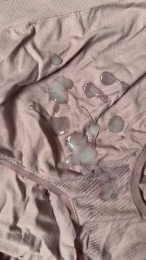 Cum on Wife's Panties 8