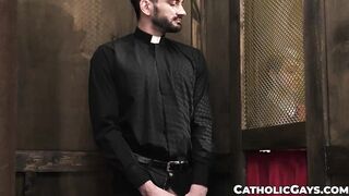 I felt holy and cleansed after priest Jack Aries cums inside my butt