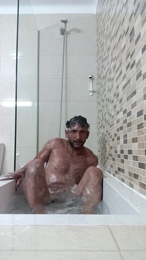 I Went to Take a Shower and Made a Video for My Followers.