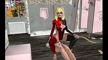 Harley fucking in the bathroom