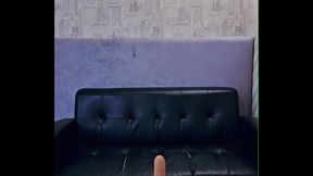 Stockings office lady uses dildo anal sex.